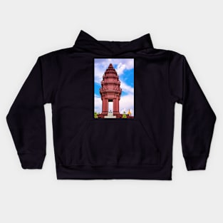 Independence Monument - Phnom Penh Kids Hoodie